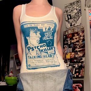 Talking Heads Cyanotype Tank Top